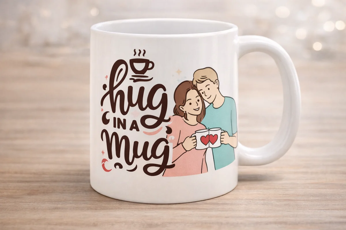 Couple Gift Quote Printed Coffee Mug – 330ml